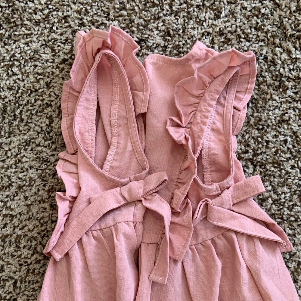 Pink Hello Kitty Dress with Ruffle Details 23 inch long by 13 inches wide - Picture 7 of 9